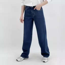 شلوار جین نیم بگ 1008221