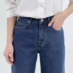 شلوار جین نیم بگ 1008221