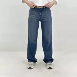 شلوار جین نیم بگ  1008496