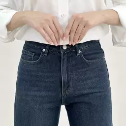 شلوار جین نیم بگ 1008502