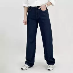 شلوار جین نیم بگ 1008195