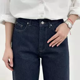 شلوار جین نیم بگ 1008198