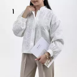 شومیز یقه فرنچ 1008631