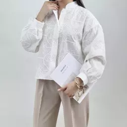 شومیز یقه فرنچ 1008631