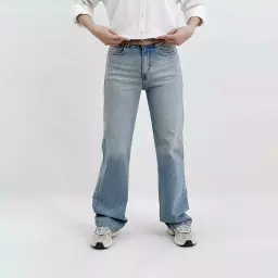 شلوار جین نیم بگ 1008614