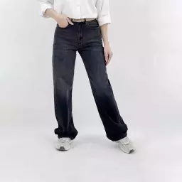 شلوار جین نیم بگ 1008613