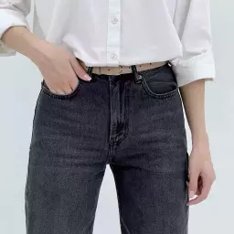 شلوار جین نیم بگ 1008613