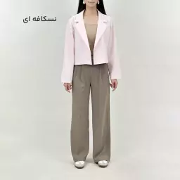 شلوار پارچه ای زنانه جلو پیله
