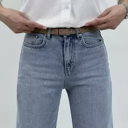 شلوار جین نیم بگ 1008647