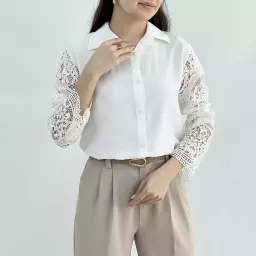 شومیز آستین دانتل 1008752