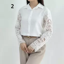 شومیز آستین دانتل 1008752