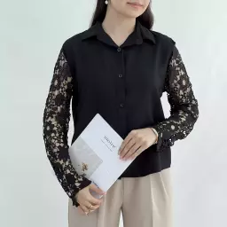 شومیز آستین دانتل 1008752