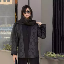 کت تک دکمه طرحدار 1002222