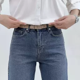 شلوار جین نیم بگ 1008632