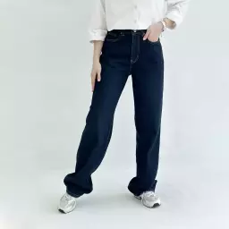 شلوار جین نیم بگ 1008193