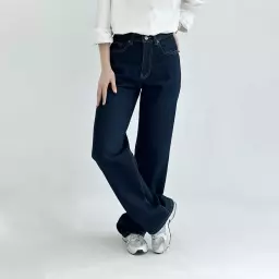 شلوار جین نیم بگ 1008193