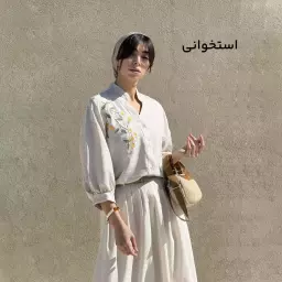 شومیز زنانه گلدوزی شکوفه
