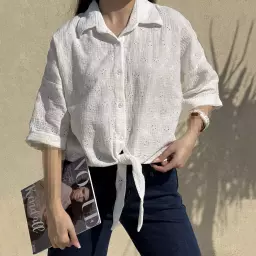 شومیز جلو گره ای 1008868