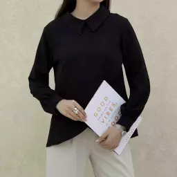 شومیز کرپ مینیمال 1008901