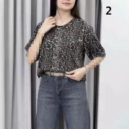 تیشرت کراپ پلنگی 1008913