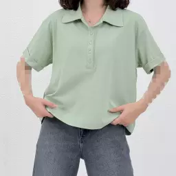 تیشرت جلو دکمه 1008843