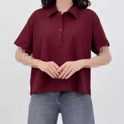 تیشرت جلو دکمه 1008843