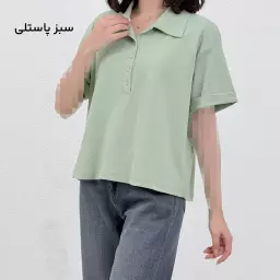 تیشرت جلو دکمه 1008843