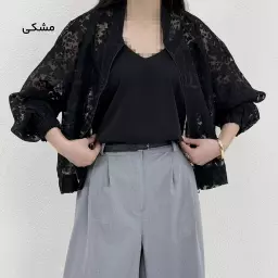 بامبر زنانه شیشه ای طرحدار