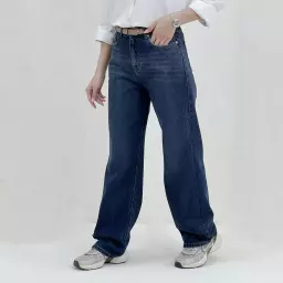 شلوار جین نیم بگ 1009049