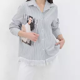 شومیز راه راه 1008966