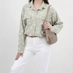 شومیز زنانه طرح بابونه