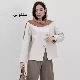 کت زنانه کرپ ستاره