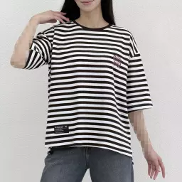 تیشرت راه راه باکسی 1008965