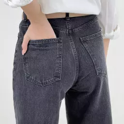 شلوار جین نیم بگ 1009108