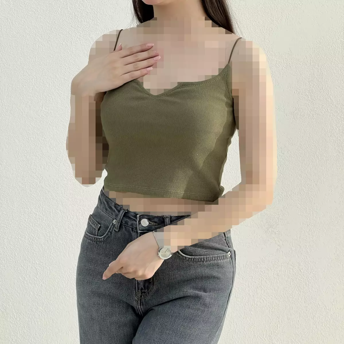 تاپ زنانه بند ماکارون