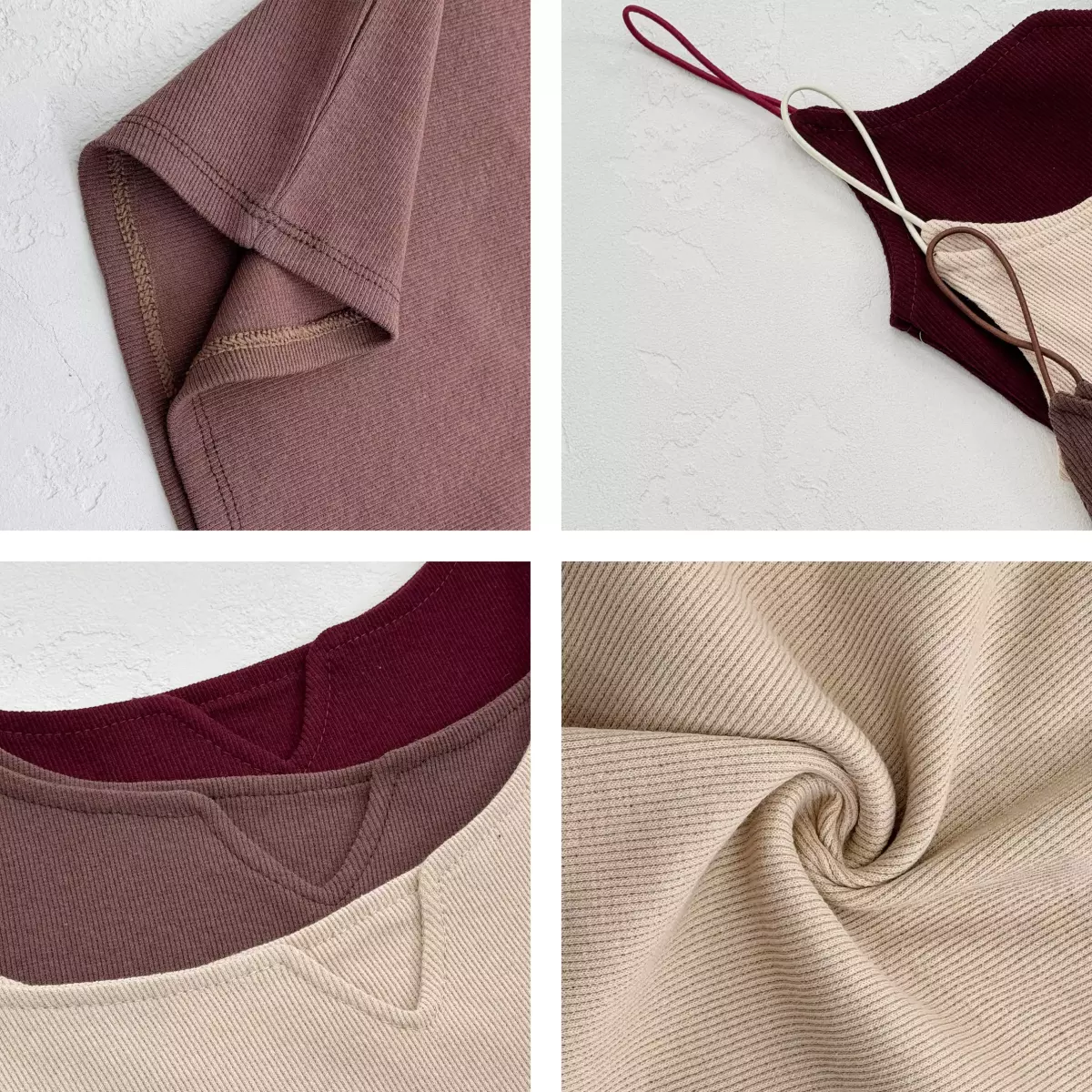 تاپ زنانه بند ماکارون