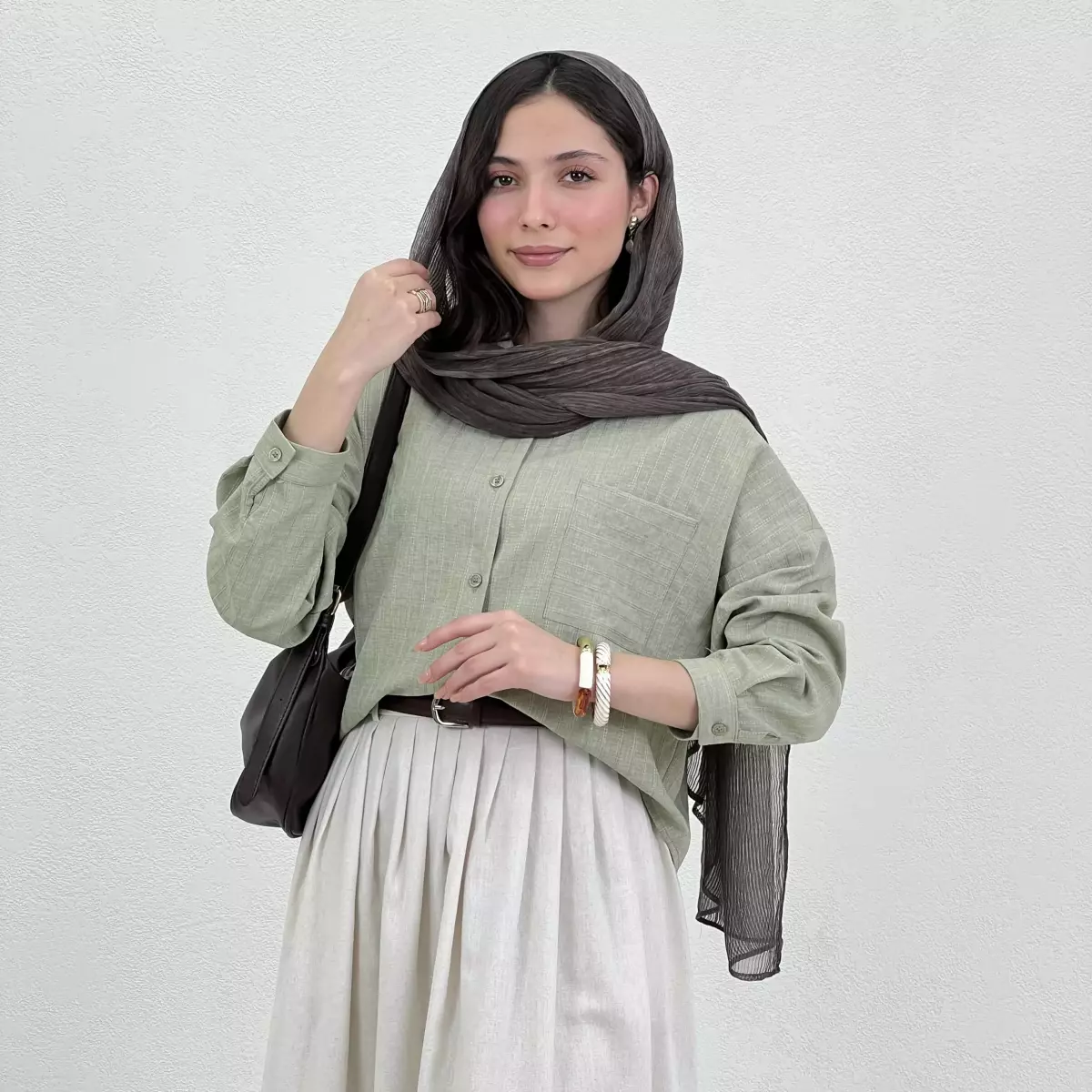 شومیز زنانه تک جیب