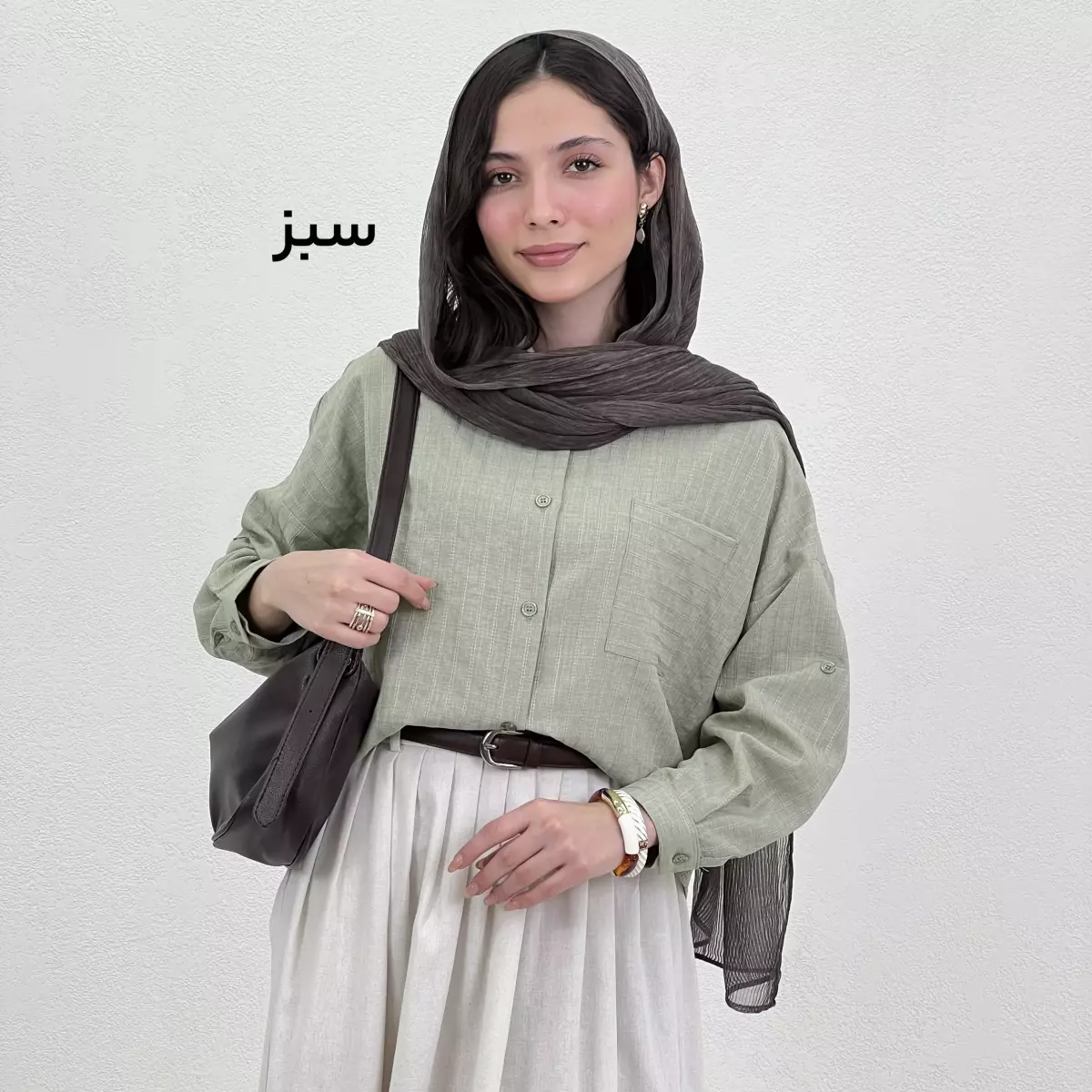 شومیز زنانه تک جیب
