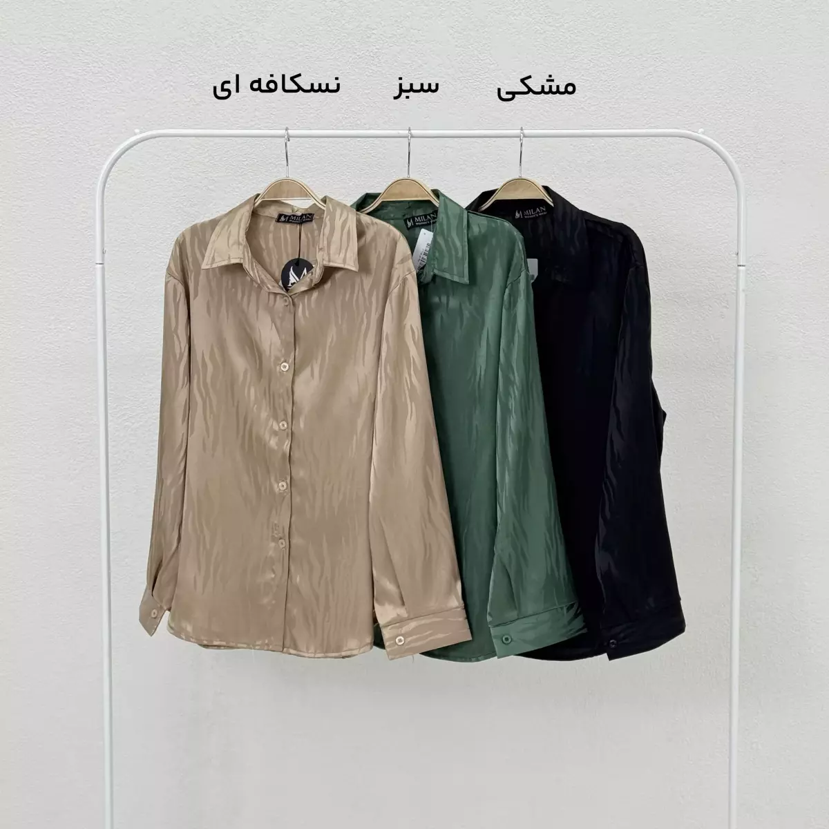 شومیز زنانه ساتن زبرا