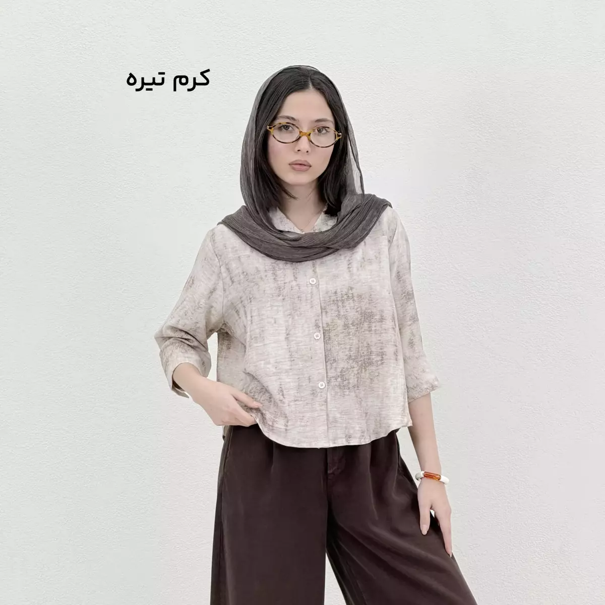 شومیز زنانه طرح گازوئیلی