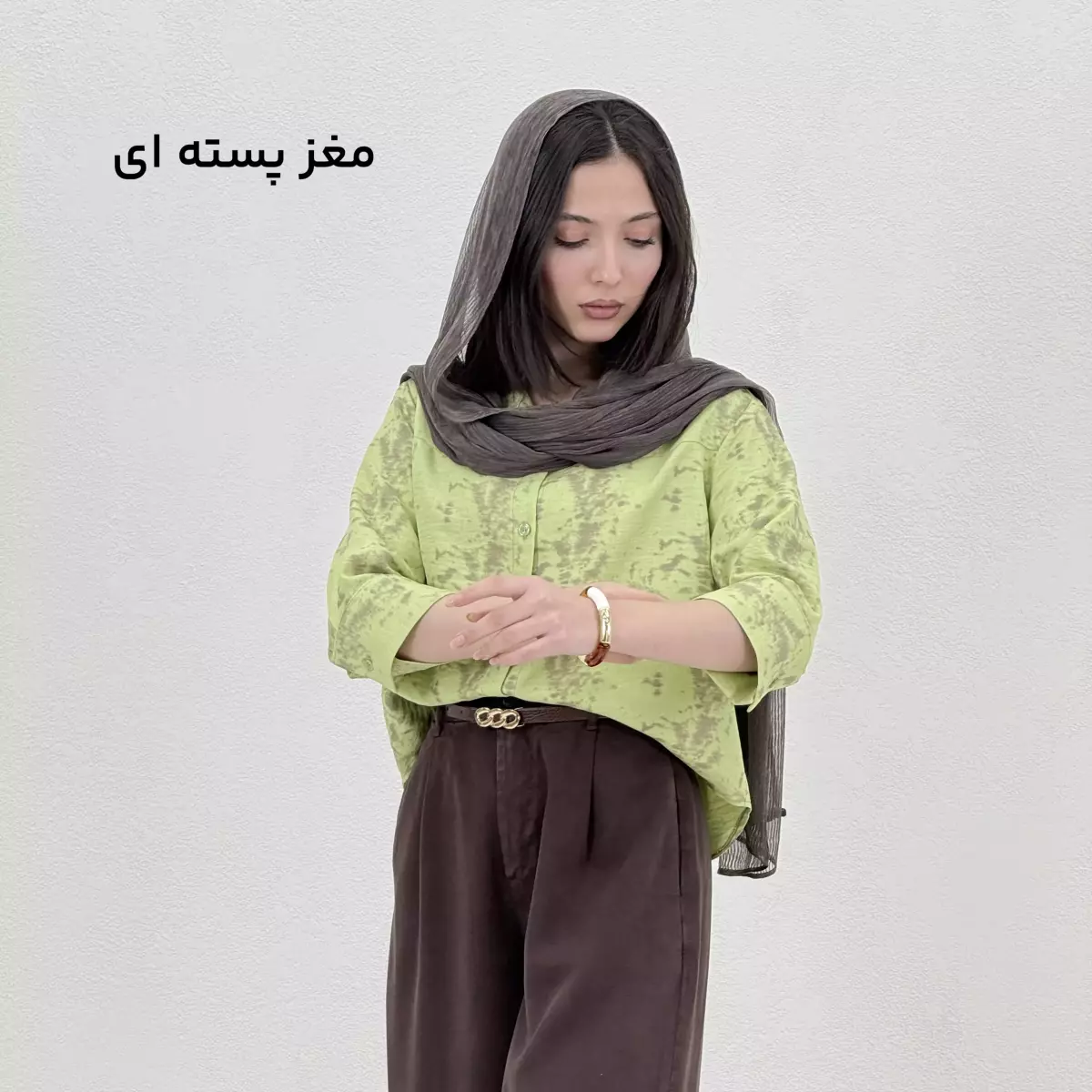 شومیز زنانه طرح گازوئیلی