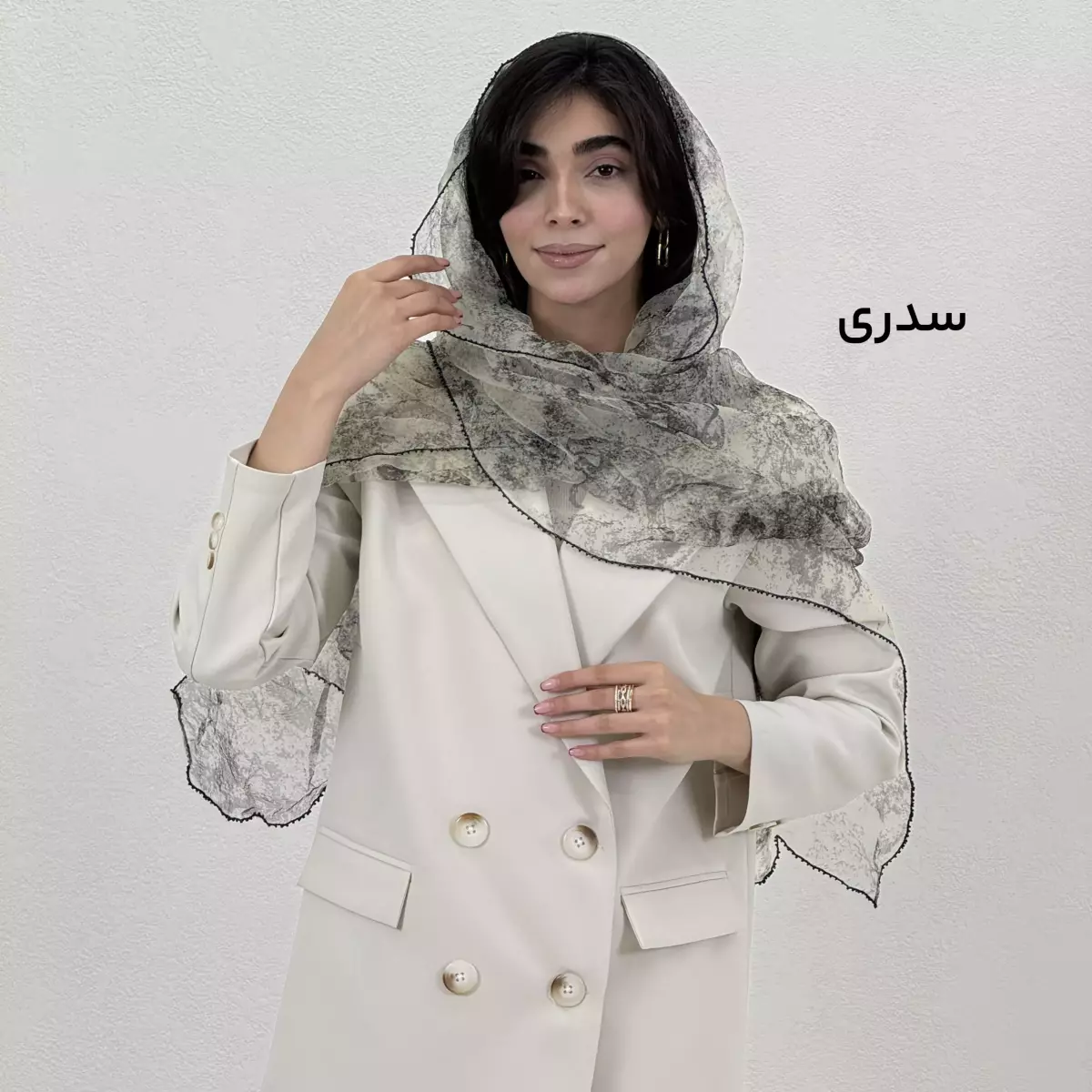 شال زنانه طرح جنگل