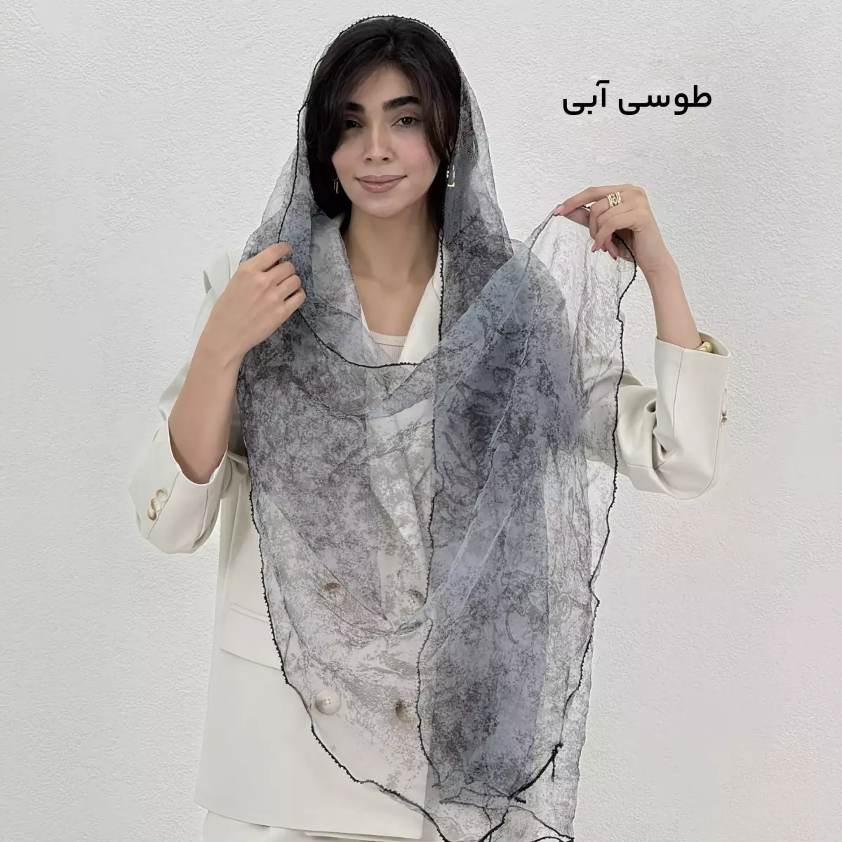 شال زنانه طرح جنگل