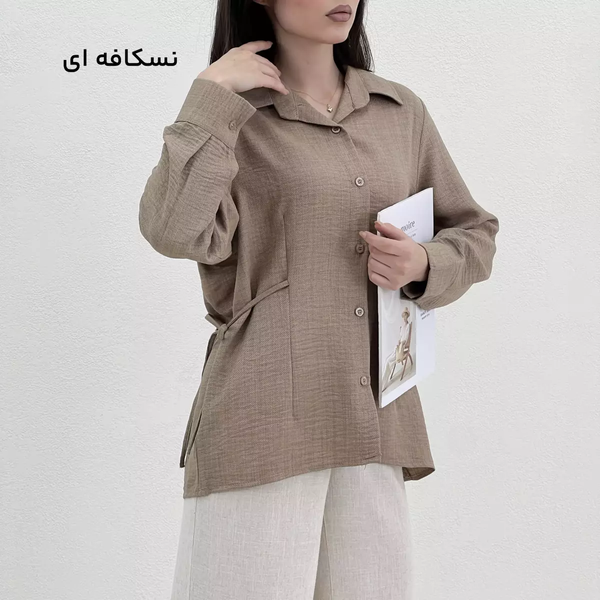 شومیز زنانه بغل بند