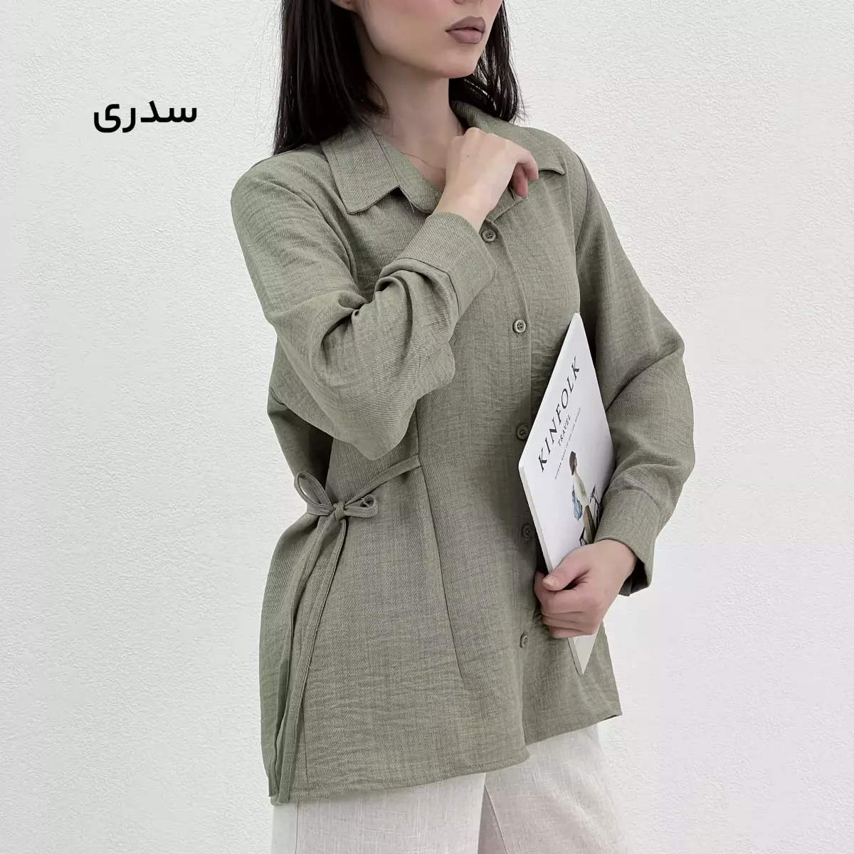 شومیز زنانه بغل بند