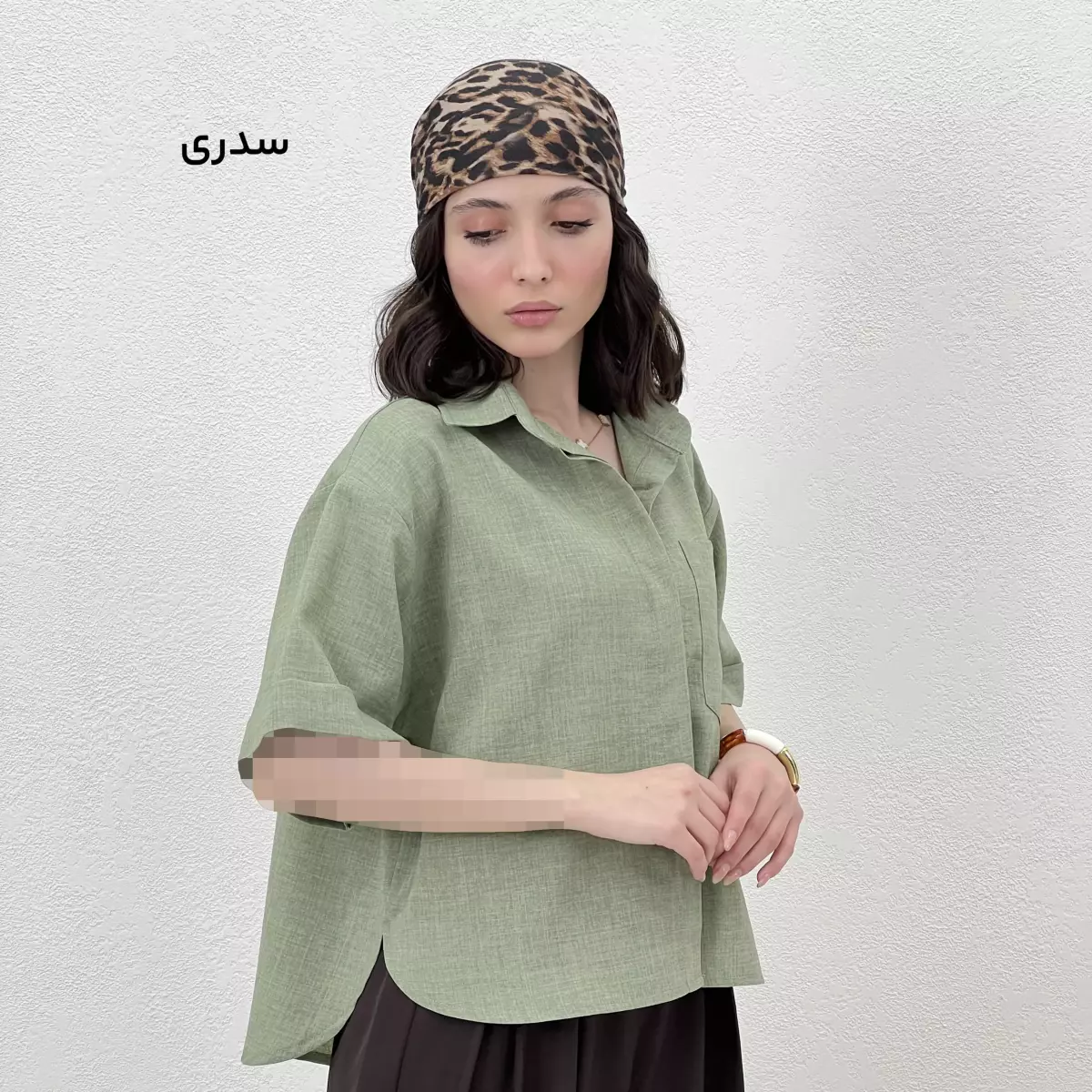 شومیز تک جیب 1009386