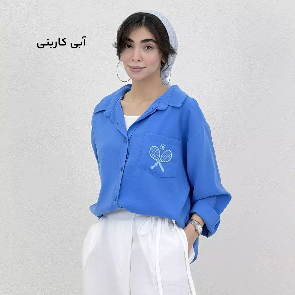 شومیز زنانه گلدوزی تنیس