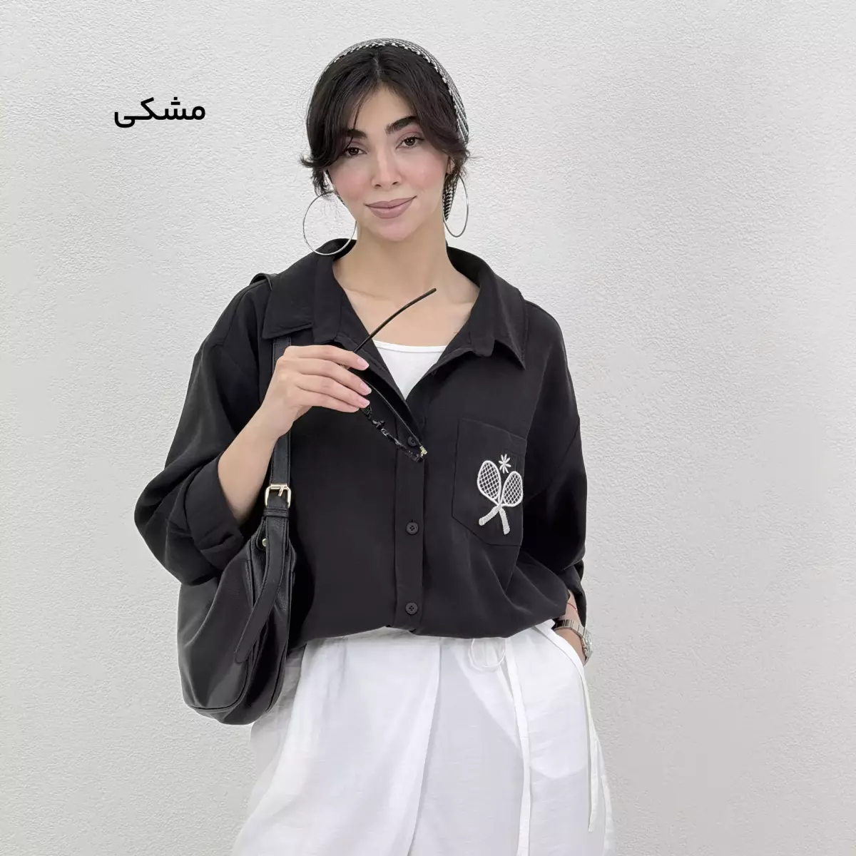 شومیز زنانه گلدوزی تنیس