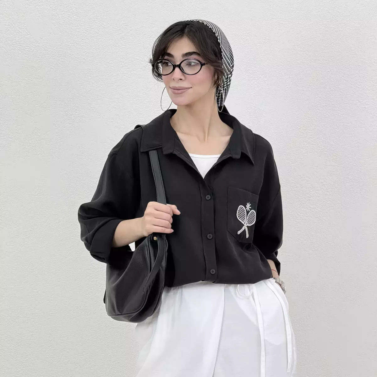 شومیز زنانه گلدوزی تنیس
