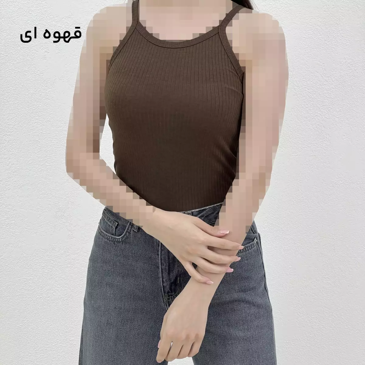 تاپ زنانه کبریتی کرکره ای